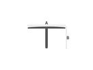 T-Profil 38 x 22 mm