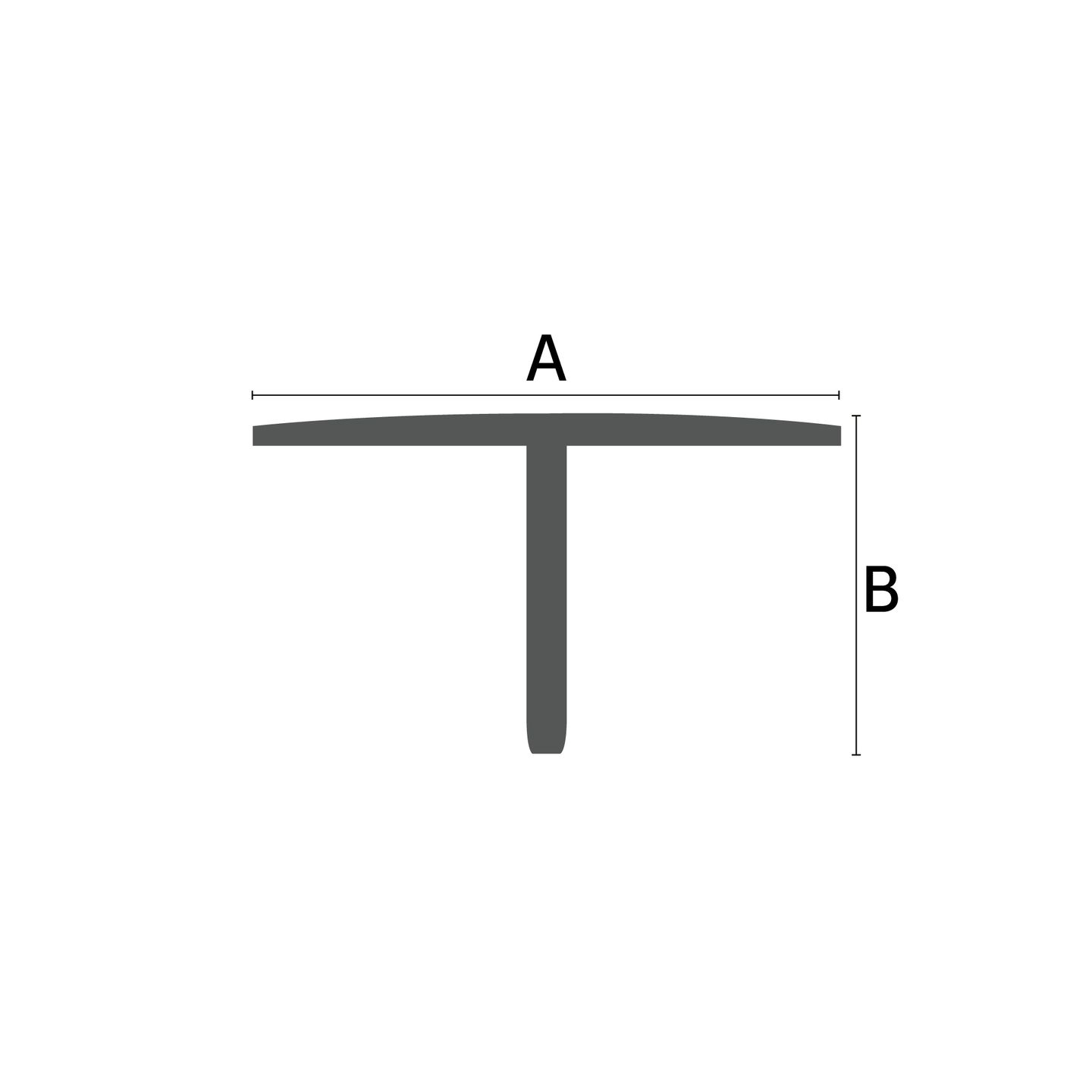 T-Profil 38 x 22 mm