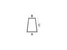 c) Trapezprofile hohl 15 x 10 x 20 mm Bd. à 50 m