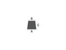 j) Trapezprofile voll 13 x 10 x 12mm
