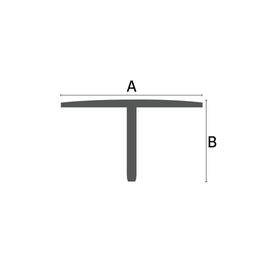 T-Profil 38 x 22 mm